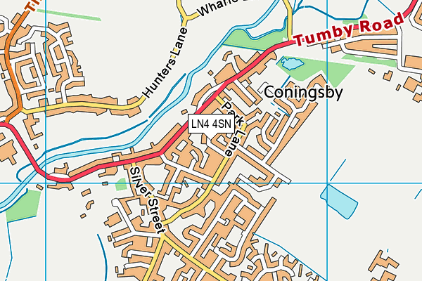 LN4 4SN map - OS VectorMap District (Ordnance Survey)