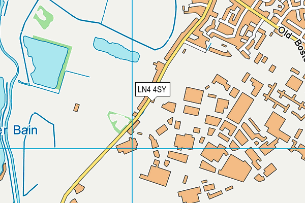 Raf Coningsby map (LN4 4SY) - OS VectorMap District (Ordnance Survey)