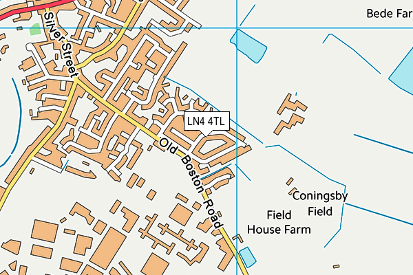 LN4 4TL map - OS VectorMap District (Ordnance Survey)