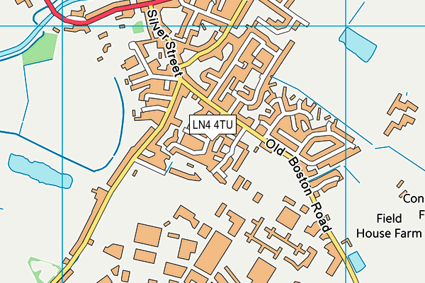 LN4 4TU map - OS VectorMap District (Ordnance Survey)