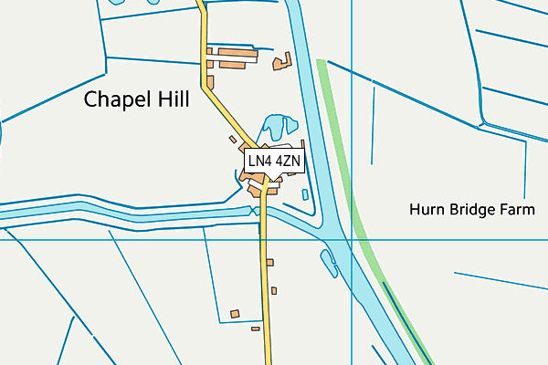 LN4 4ZN map - OS VectorMap District (Ordnance Survey)