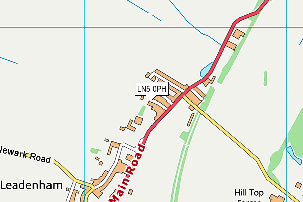 LN5 0PH map - OS VectorMap District (Ordnance Survey)