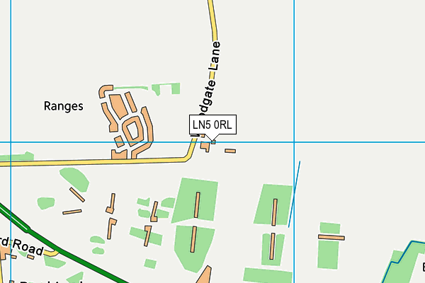 LN5 0RL map - OS VectorMap District (Ordnance Survey)
