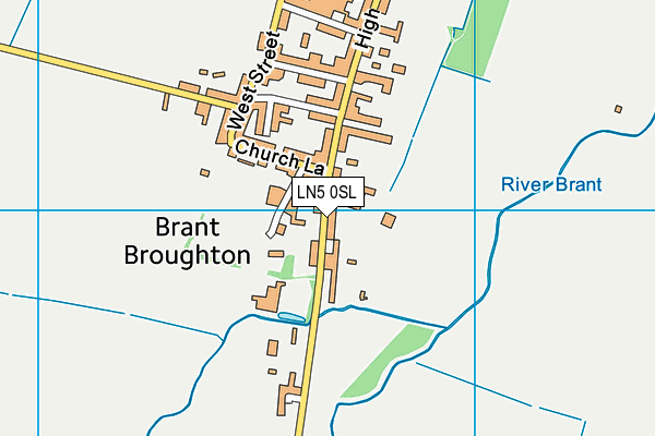 Broughton House College map (LN5 0SL) - OS VectorMap District (Ordnance Survey)
