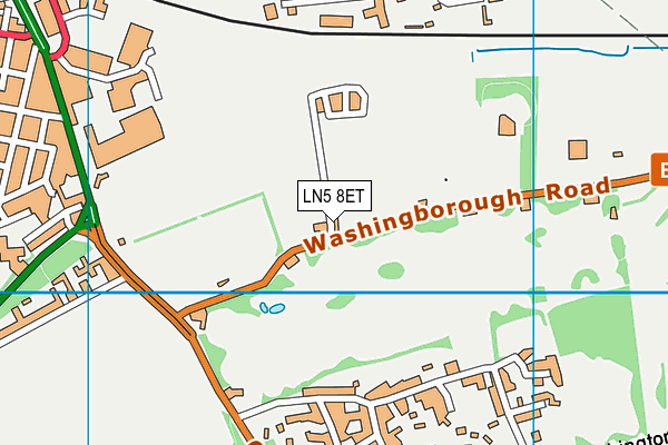 Cowpaddle map (LN5 8ET) - OS VectorMap District (Ordnance Survey)