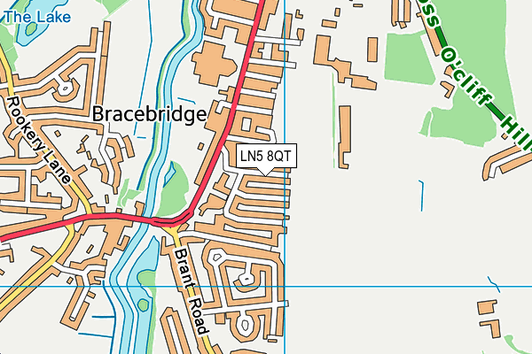 Bud Robinson Community Centre map (LN5 8QT) - OS VectorMap District (Ordnance Survey)