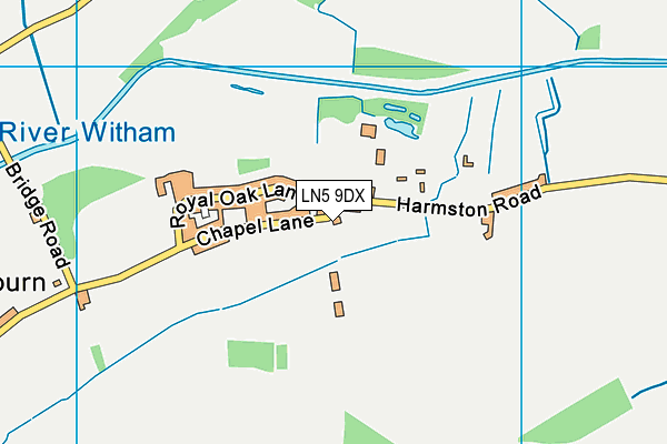 Map of RUSHMOOR COUNTRY FARM PARK LTD at district scale