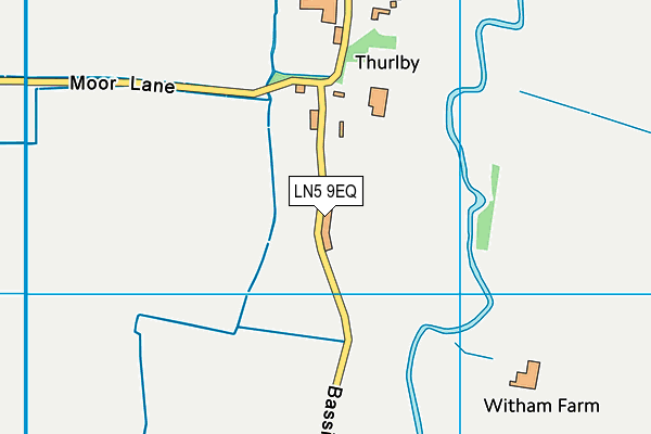 LN5 9EQ map - OS VectorMap District (Ordnance Survey)