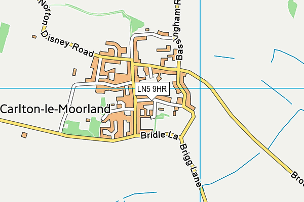 LN5 9HR map - OS VectorMap District (Ordnance Survey)