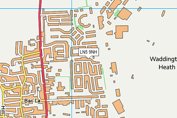 LN5 9NH map - OS VectorMap District (Ordnance Survey)