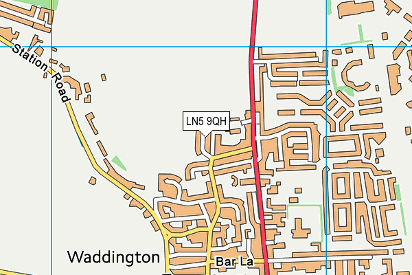 Map of JUST BEE LINCS LTD at district scale