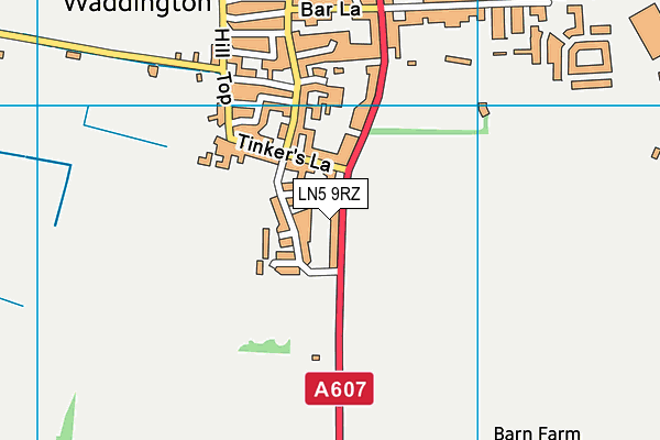 Map of OASIS (LINCOLN) LTD at district scale