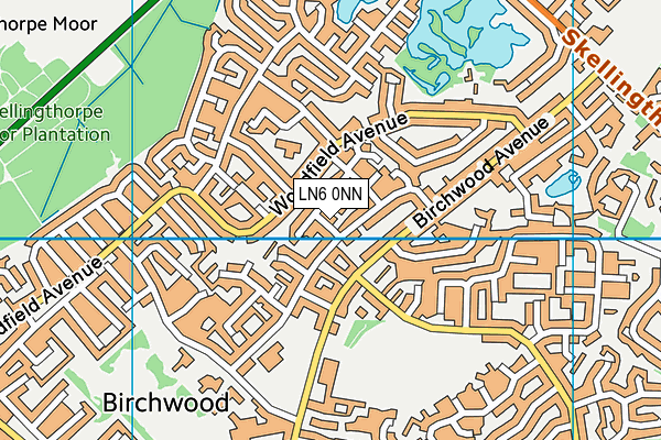 LN6 0NN map - OS VectorMap District (Ordnance Survey)