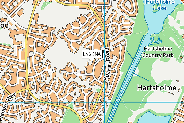 LN6 3NA map - OS VectorMap District (Ordnance Survey)