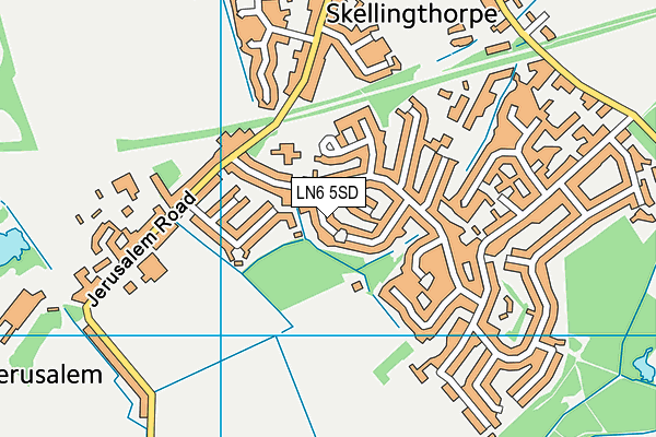 LN6 5SD map - OS VectorMap District (Ordnance Survey)