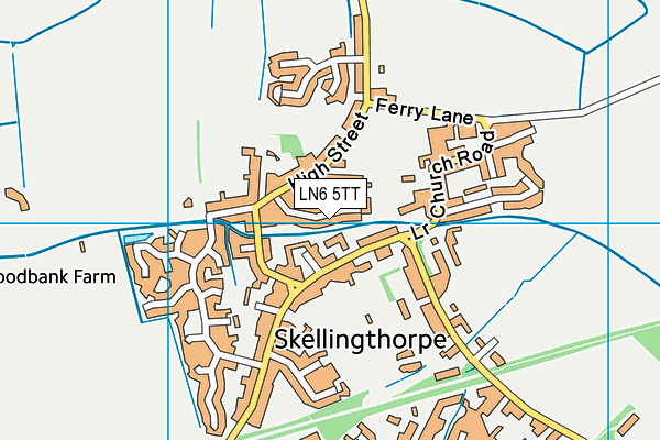 LN6 5TT map - OS VectorMap District (Ordnance Survey)