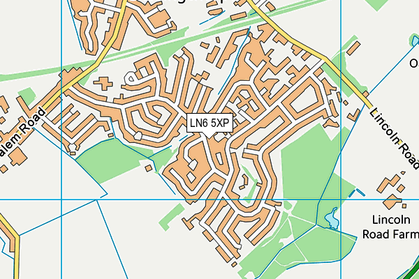 Map of SARAH PENFORD LTD. at district scale