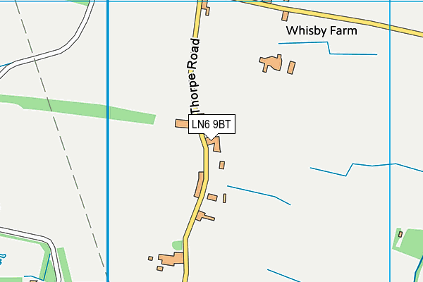 LN6 9BT map - OS VectorMap District (Ordnance Survey)