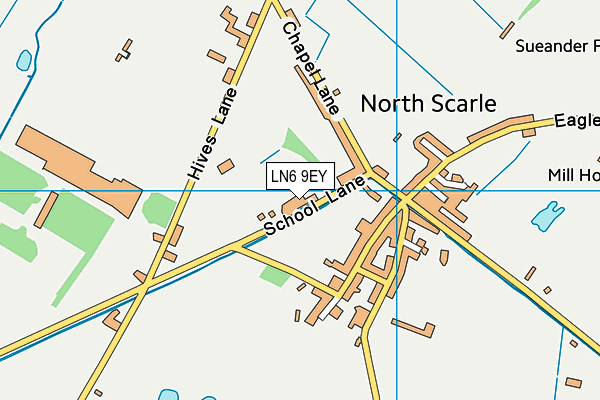 North Scarle Primary School map (LN6 9EY) - OS VectorMap District (Ordnance Survey)