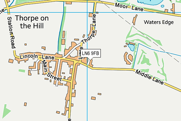 LN6 9FB map - OS VectorMap District (Ordnance Survey)