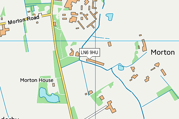 LN6 9HU map - OS VectorMap District (Ordnance Survey)