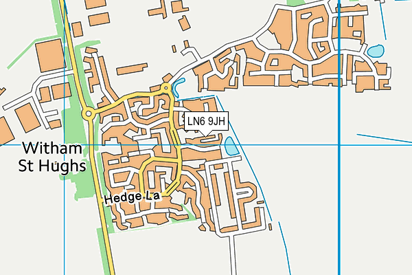 LN6 9JH map - OS VectorMap District (Ordnance Survey)