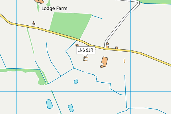 LN6 9JR map - OS VectorMap District (Ordnance Survey)