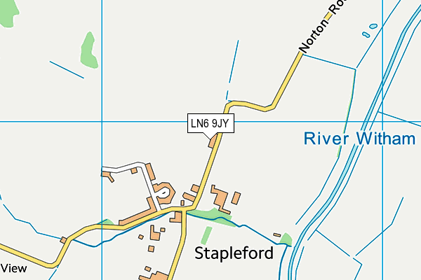 LN6 9JY map - OS VectorMap District (Ordnance Survey)