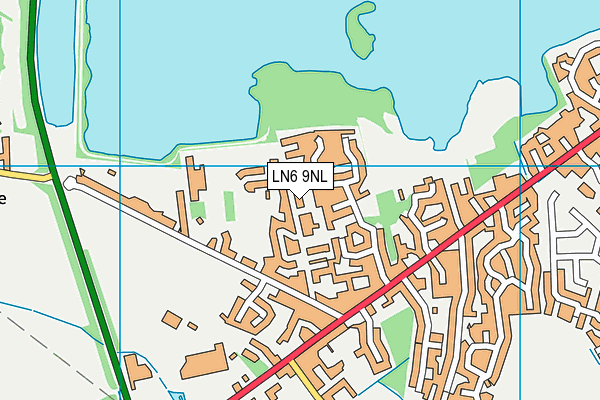 LN6 9NL map - OS VectorMap District (Ordnance Survey)