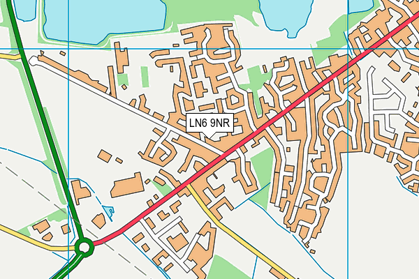 LN6 9NR map - OS VectorMap District (Ordnance Survey)