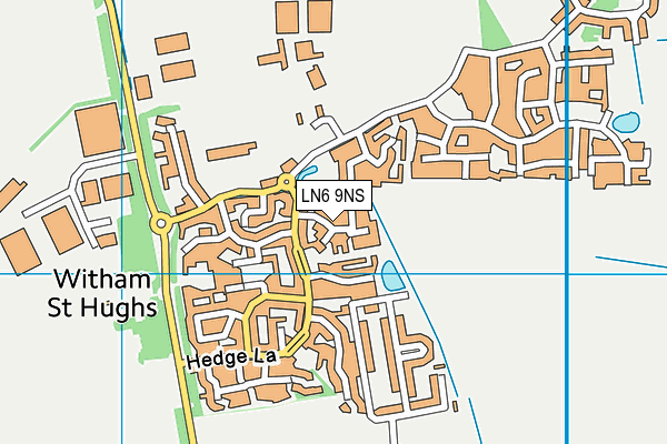 LN6 9NS map - OS VectorMap District (Ordnance Survey)