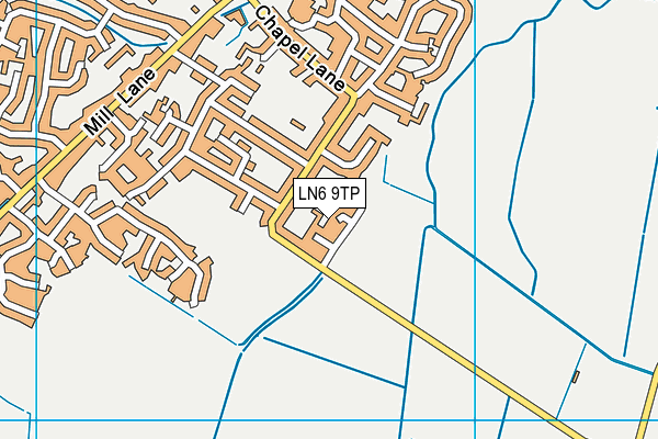 LN6 9TP map - OS VectorMap District (Ordnance Survey)