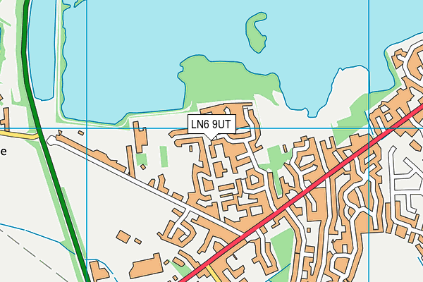 LN6 9UT map - OS VectorMap District (Ordnance Survey)