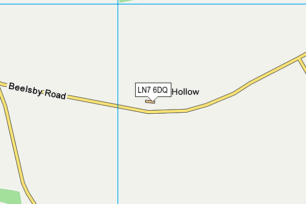 LN7 6DQ map - OS VectorMap District (Ordnance Survey)