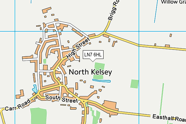 LN7 6HL map - OS VectorMap District (Ordnance Survey)