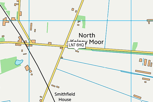 LN7 6HQ map - OS VectorMap District (Ordnance Survey)