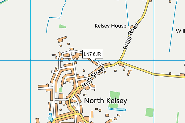 LN7 6JR map - OS VectorMap District (Ordnance Survey)