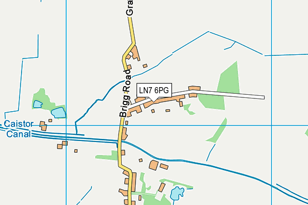 LN7 6PG map - OS VectorMap District (Ordnance Survey)