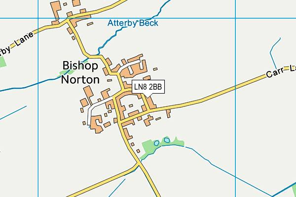 LN8 2BB map - OS VectorMap District (Ordnance Survey)