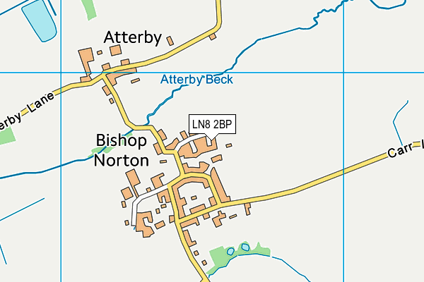 LN8 2BP map - OS VectorMap District (Ordnance Survey)