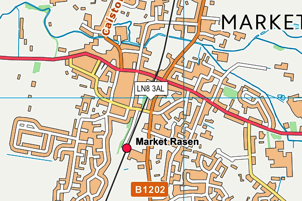 LN8 3AL map - OS VectorMap District (Ordnance Survey)