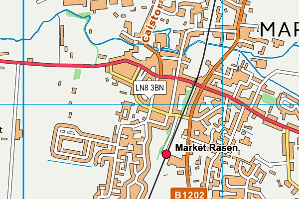 LN8 3BN map - OS VectorMap District (Ordnance Survey)