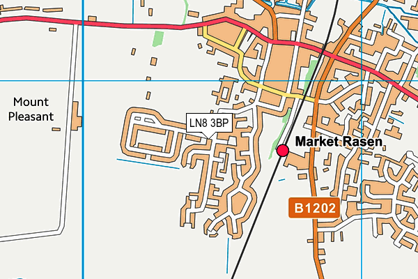 LN8 3BP map - OS VectorMap District (Ordnance Survey)