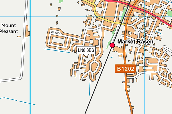 LN8 3BS map - OS VectorMap District (Ordnance Survey)