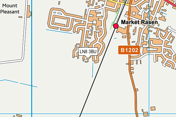 LN8 3BU map - OS VectorMap District (Ordnance Survey)