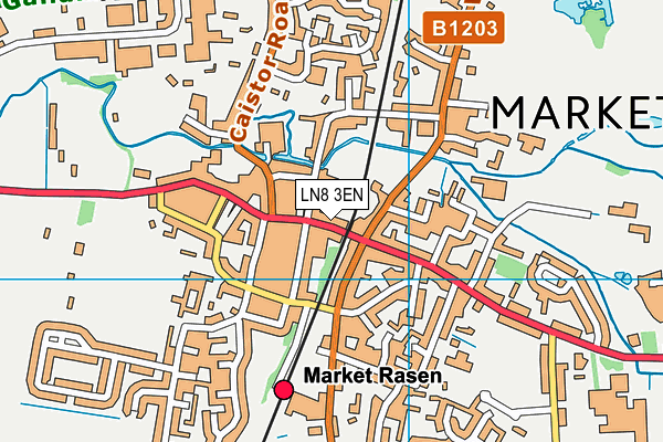 LN8 3EN map - OS VectorMap District (Ordnance Survey)