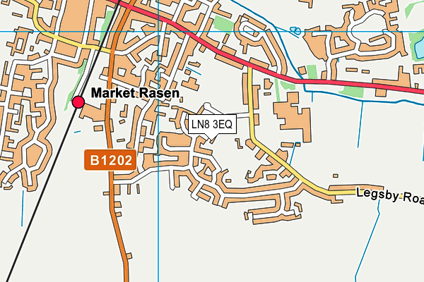 LN8 3EQ map - OS VectorMap District (Ordnance Survey)