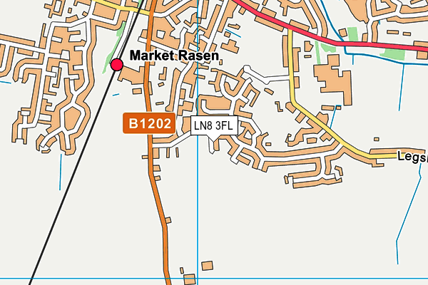 LN8 3FL map - OS VectorMap District (Ordnance Survey)