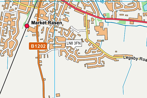 LN8 3FN map - OS VectorMap District (Ordnance Survey)