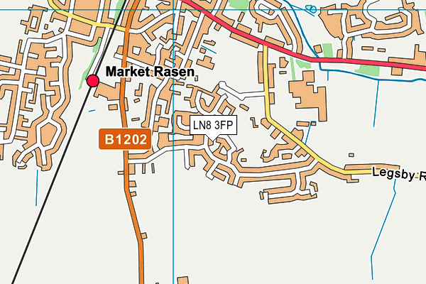LN8 3FP map - OS VectorMap District (Ordnance Survey)